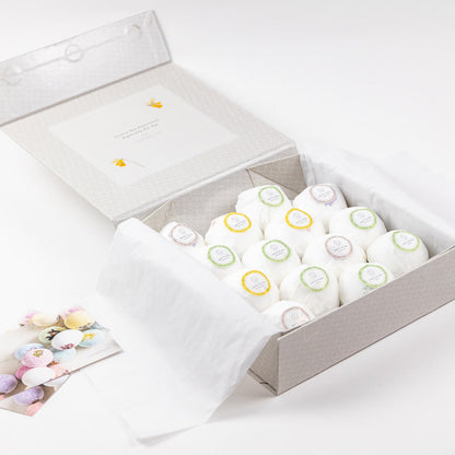 Bulk - 100 Natural Vegan Mix scents Bath Bombs - White